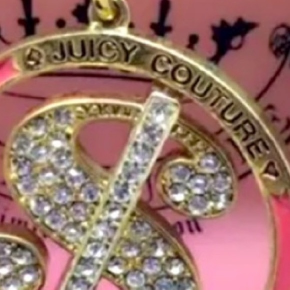 JUICY COUTURE PAVE DOLLAR SIGN LAS VEGAS SPINNER CHARM - Picture 4 of 5